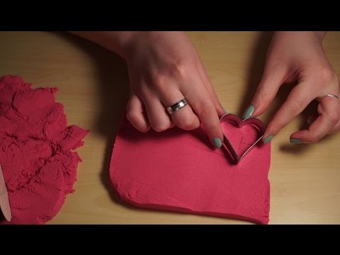 Binaural ASMR. Kinetic Sand (Crunching, Crinkling, Shuffling, Fast Hand Movements)