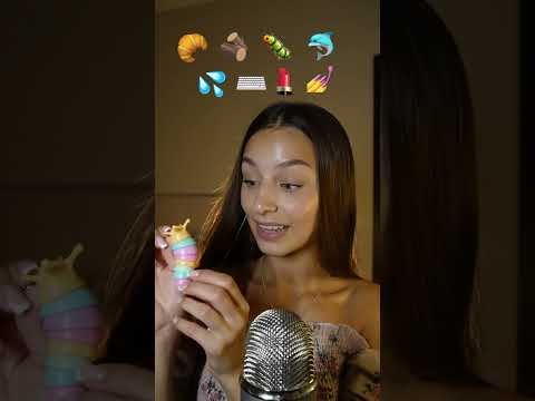 EMOJI CHALLENGE 👀🐭🪐 #relax #asmrvideos #asmr #tingles #triggersforsleep