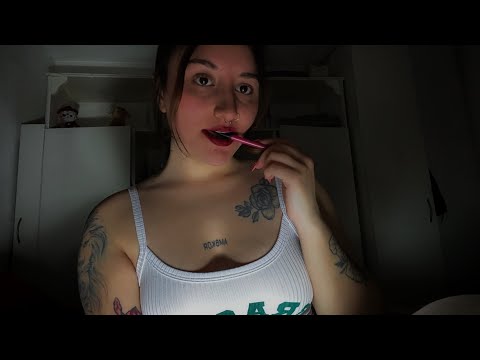 asmr casero en softspoken y luz bajita ✨mouth sounds y visuales 