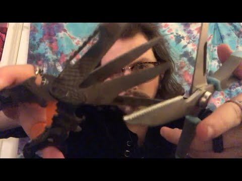 ASMR Chaotic Haircut Roleplay with multiple scissors