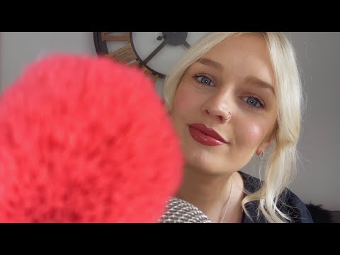 ASMR Repeated Trigger Words SK, Sleep, Relax | Personal Attention Face Brushing