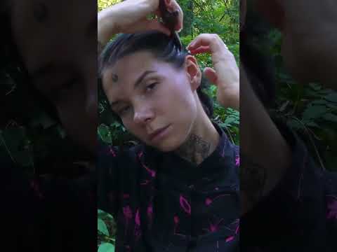 ASMR Self-Massage in the Forest | Quiet Speaking & Nature Sounds