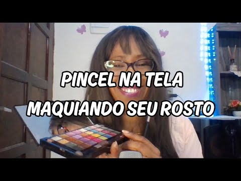 MAQUIANDO SEU ROSTO COM SOMBRAS DE MAKEUP #asmrmaquiandovocê  #asmrmakeup  #asmr