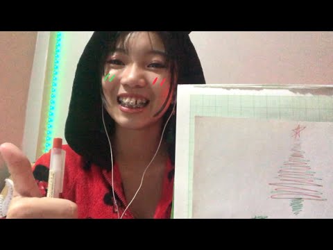 ASMR|Geen & Red Triggers 🎄❤️💚🎄~asmr elle~