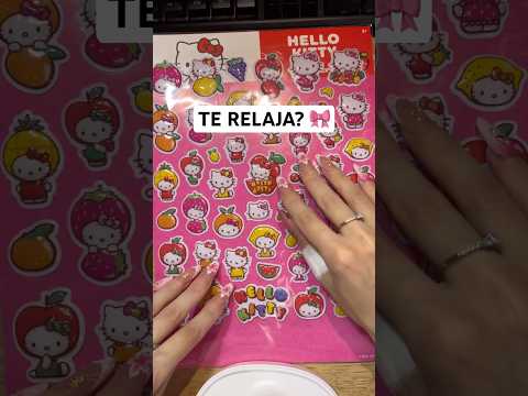 ASMR CON HELLO KITTY 🎀 #asmr #shorts #asmrespañol #hellokitty