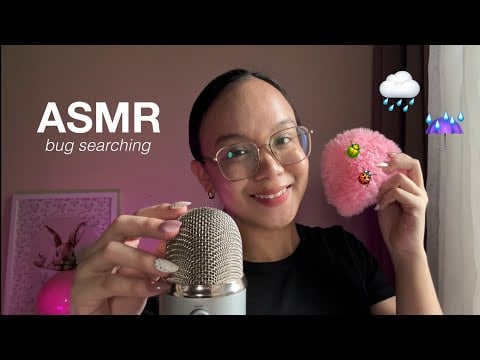 ASMR Bug Searching (tiris version with mouth sounds 👄)