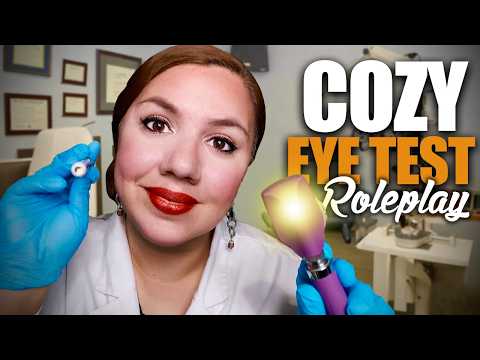 ASMR A Cozy & Relaxing Eye Examination Roleplay to Sleep