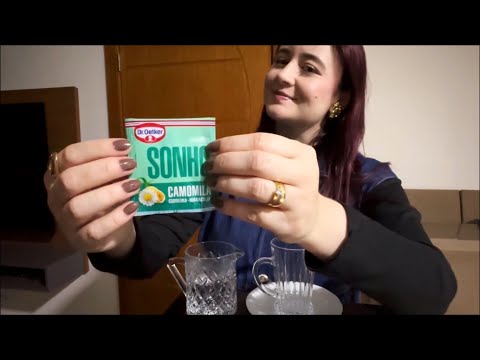 ASMR: PREPARANDO UM CHAZINHO DE CAMOMILA, CIDREIRA E MARACUJÁ 🍵