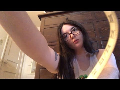 Measuring & marking your face for CG suit *you’re an actor* ASMR role play