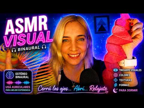ASMR PARA DORMIR 😴 VISUALES para CALMAR la ANSIEDAD y LIBERAR TENSIONES  