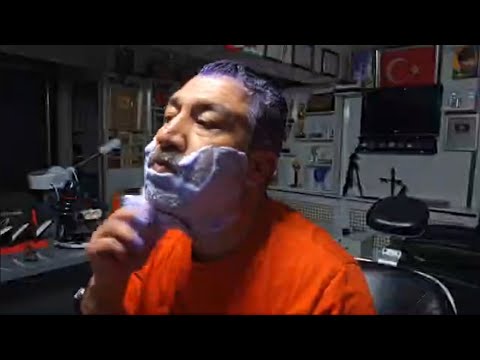 HOW DOES A BARBER SHAVE AND CARE FOR HIMSELF?