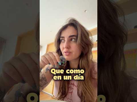 Esto como en un día 🤭 #asmr #comida #dieta #vlog