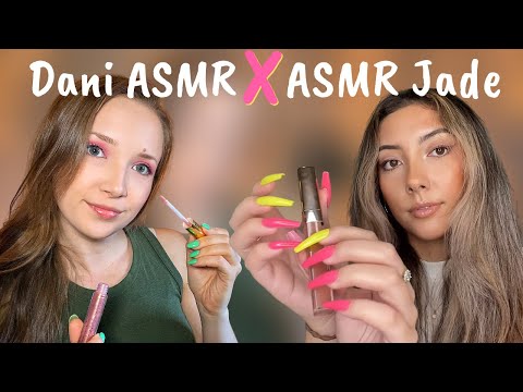 ASMR Lip Gloss Application, Tapping, & More TINGLY Triggers (Collab w/ ASMR JADE)