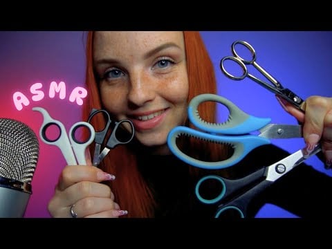 BEST Scissors Sounds ASMR no talking