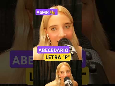 ASMR ABECEDARIO LETRA "P" #ASMR #asmr #asmrespañol #asmrargentina #relax #dormirbien #abecedario