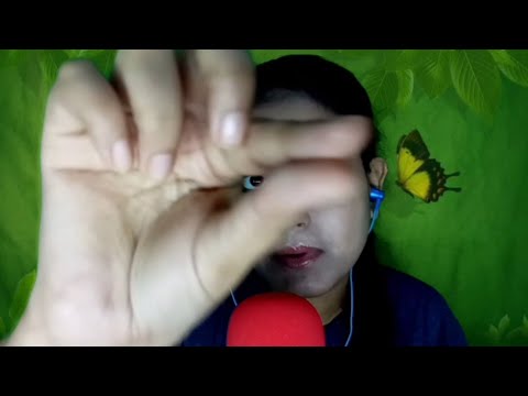 ASMR Trigger Words With Hand Movements & Mouth Sounds