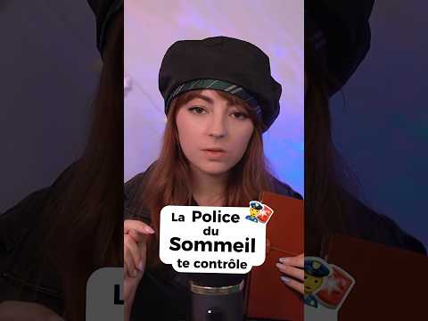La police du sommeil t’arrête 👮 #asmr #pov #triggersforsleep ￼