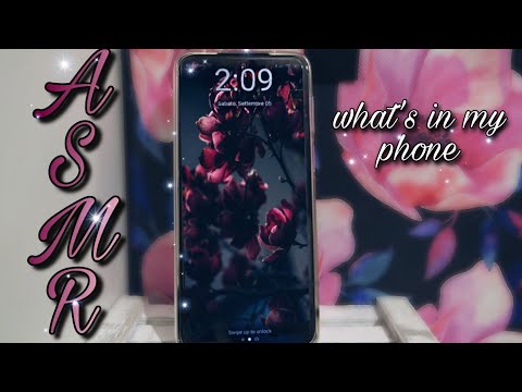 ASMR ita • WHAT'S IN MY (NEW) PHONE! ♥️📱♥️