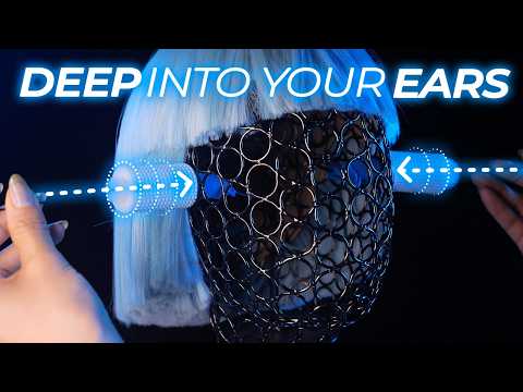ASMR Reaching Deep Into Your Ears | 3D Ear Canal + Eardrum Brain Penetrating Scraping (No Talking)