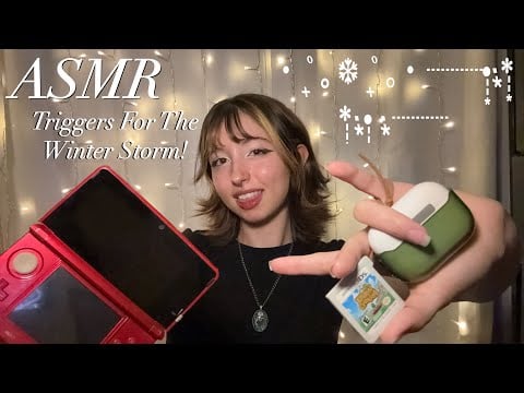 ASMR Before The Winter Storm! 🌨️ LOTS of mouth sounds + tapping! ⋆˚꩜｡⋆