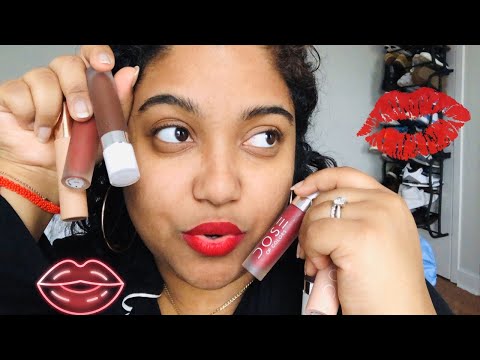 ASMR LIPSTICK TRY ON | MOUTH SOUNDS | KISSES SOUNDS