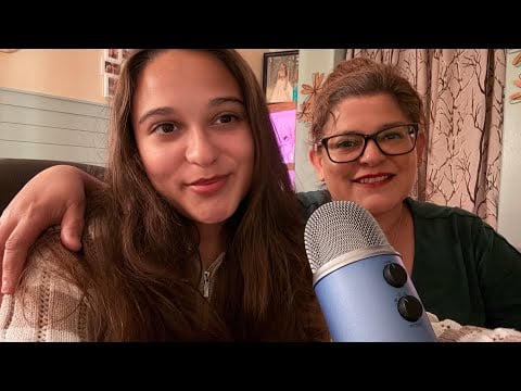 My Mom tries ASMR for the first time