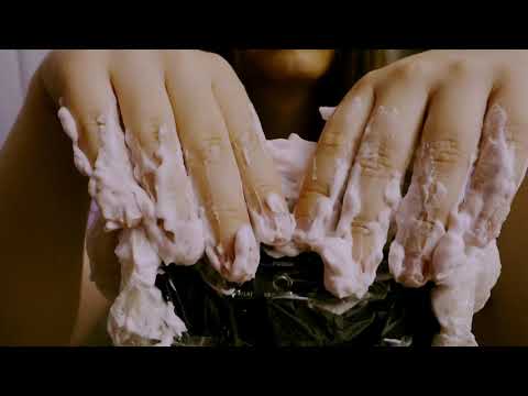ASMR FOAM ON YOUR EARS INTENSE SOUNDS