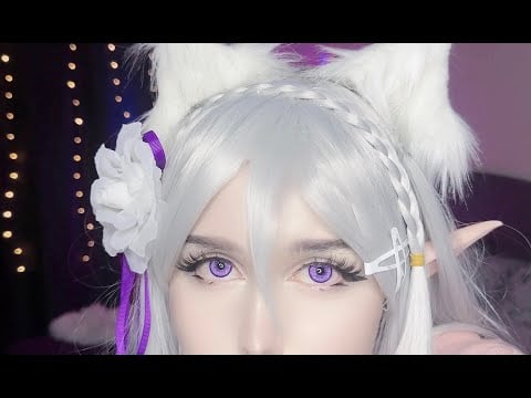 Catgirl sniffing and purring for you ♡ ASMR