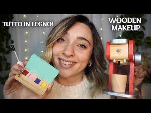 Trucco e Coffee Shop in legno ❤️ ASMR