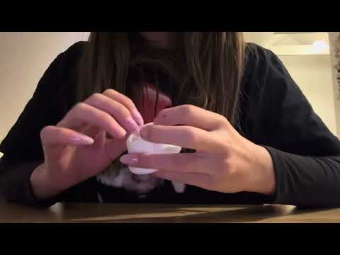 Trying ASMR with a condiment cup! (p1)