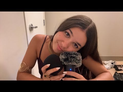 asmr scratching en el micro y charlita 🫶🏻