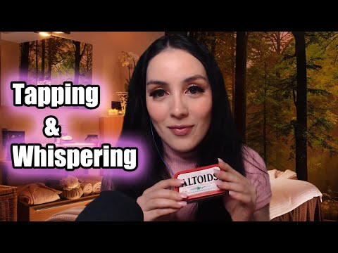 ASMR Tapping Triggers & Whispering