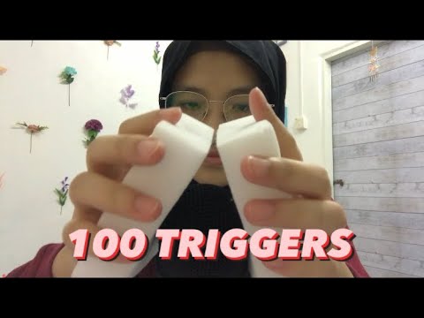 ASMR 100 TRIGGERS IN 3 MINUTES #2