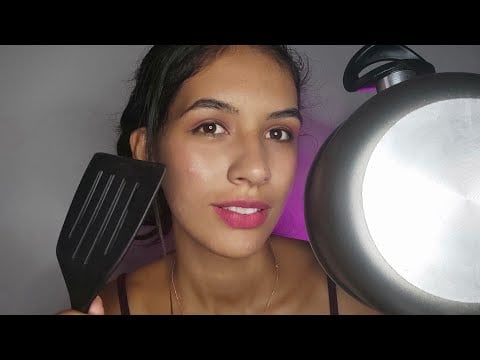 ASMR FAST TAPPING EM UTENSÍLIOS DE COZINHA 🍴