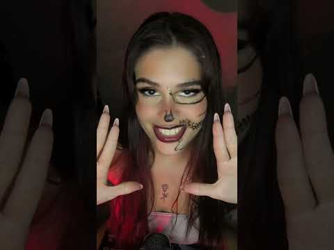 ASMR TE MAQUINANDO PARA FESTA DE HALLOWEEN 🎃👻#asmr