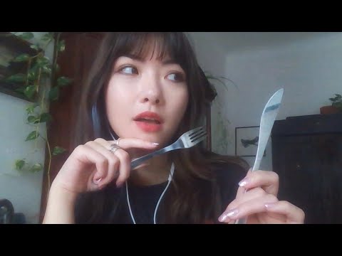 ASMR フォークとナイフで君を食べちゃうぞ🍴♡