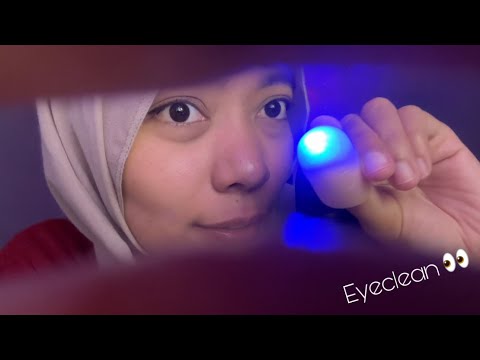 ASMR EyeCleaning 👀 — Visual Trigger for Deep Sleep😴💤