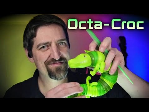 ASMR🐊 Sensory Slug HIGH Sensitivity "Octa-Croc" (No Talking) #SleepAid