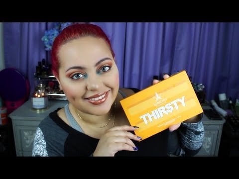 ASMR| Relaxing GRWM - Jeffree Star Thirsty Palette