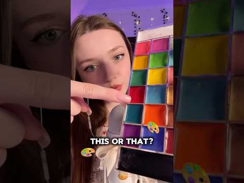 This or that? #asmr #asmrsounds #asmrrelax #asmrtingles #asmrwhispers #asmrsleep #relax #tingles