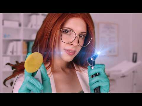 Relaxing ASMR Scalp & Ear Exam and Treatment (Soft Spoken Roleplay)