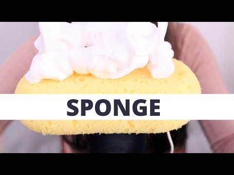 ASMR SPONGE AND SHAVING CREAM SOUNDS