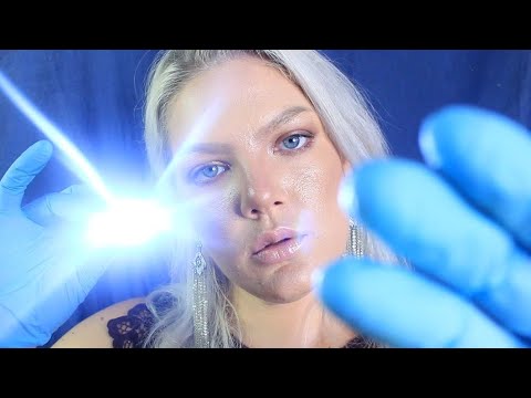 ASMR Eye exam, follow the light, personal attention, soft spoken roleplay