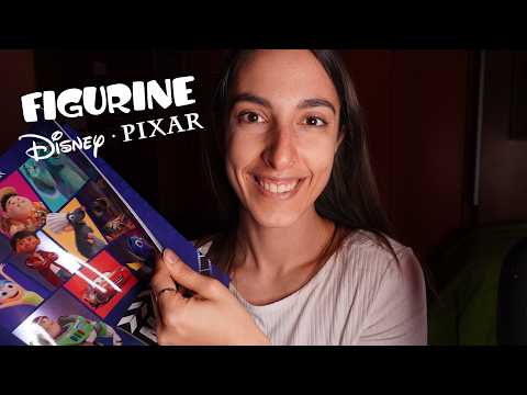 RILASSATI CON L'ALBUM DI FIGURINE DISNEY PIXAR 😍 ASMR ita