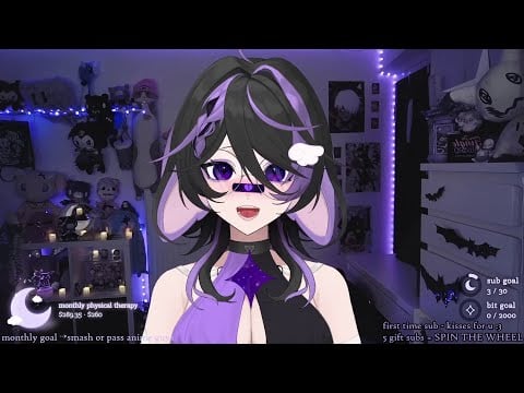 live asmr 🐰 cosy ear massage & tingles for you here 💜 !socials
