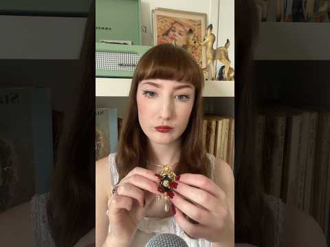 Tapping on my vintage brooches #asmr #vintage #asmrvideo #asmrsounds #explore