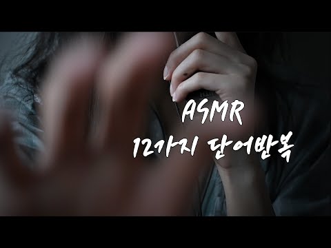 ASMR 12가지 단어 반복