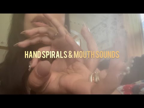 FAST, AGGRESSIVE ASMR Hand Spirals, “Purrrrr” Mouth Sounds, & Rambles