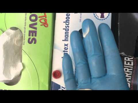Latex Gloves Layering with mayonnaise [[ASMR]]