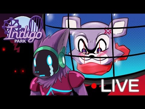 Furry ASMRtist plays Indigo Park! (Live gameplay)